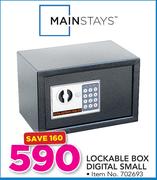 Mainstays Lockable Box Digital Small