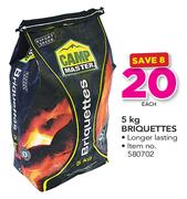 Camp Master 5kg Briquettes-Each