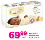 Huggies New Baby Size 1-42's Each