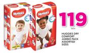 Huggies Dry Comfort Jumbo Pack Assorted Sizes-Each