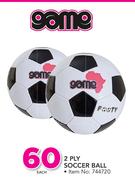 Game 2 Ply Soccer Ball-Each