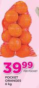 Pocket Oranges-6Kg Per Pocket
