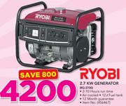 Ryobi 2.7Kw Generator RG-2700