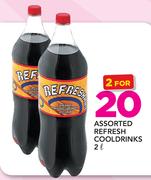 Assorted Refresh Cooldrinks-2x2Ltr