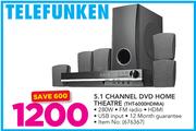 Telefunken 5.1 Channel DVD Home Theatre THT-6000HDMIA
