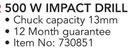 Stramm 500W Impact Drill