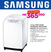 Samsung 13kg White Top LOad Washing Machine-WA13F5S2UWW F