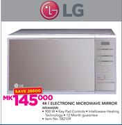 LG 900W 44ltr Electronic Microwave Mirror-MS4440SR