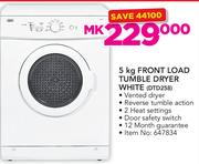 Defy 5kg White Front Load Tumble Dryer-DTD258