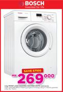 Bosch 6kg White Front Load Washing Machine-WAB16061ZA