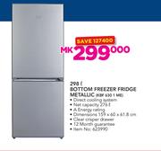 KIC 298ltr Metallic Bottom Freezer Fridge -KBF 630 1 ME