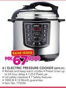 Salton 6ltr Electric Pressure Cooker-SEPC-01