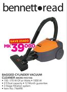 Bennett Read Bagged Cylinder Vacuum Cleaner-Micro HVC150