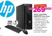 HP Intel Celeron Desktop-260-A100NI Including Keyboard & Mouse