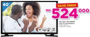 Samsung 40" Full HD Smart LED TV-40J5200ARXXA