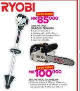 Ryobi 30cc Petrol Garden Trimmer