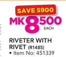 Fragram Riveter With Rivet R1485