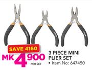 Fragram 3 Piece Mini Plier Set-Per Set