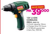 Ryobi 12V Li-Ion Cordless Drill HLD-12