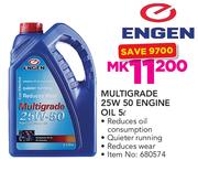 Engen Multigrage 25W-50 Engine Oil-5Ltr