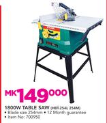 Ryobi 1800W Table Saw HBT-254L 254M