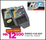 Moto Quip Ribbed Car Mat