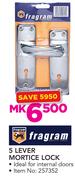 Fragram 5 Lever Mortice Lock