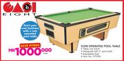 Easi Eight Coin Operated Pool Table-Each