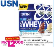 USN Blue Lab Whey In Chocolate Or Vanilla-454g Each