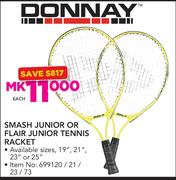 Donnay Smash Junior Or Flair Junior Tennis Racket-Each