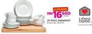 Always Home 20-Piece Dinnerset-Per Set