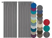Mainstays 2 Pack Unlined Taped Scroll Curtain-Per Pack