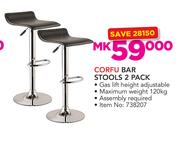 Corfu Bar Stools-2 Pack