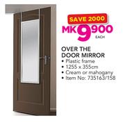 Over The Door Mirror-1255 x 355cm Each