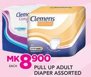 Clemens Pull Up Diaper Assorted-Each