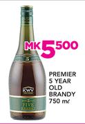 Premier 5 Year Old Brandy-750ml