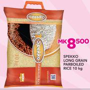 Spekko Long Grain Parboiled Rice-10Kg