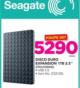 Seagate Disco Duro Expansion 1TB 2.5"-STEA1000400 CADA