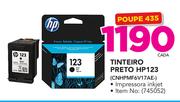 HP Tinteiro Preto123 CNHPMF6V17AE- cada