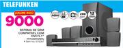 Telefunken Sistema De SOM Compativel COM DVD 5.1"-THT-6000HDMIA