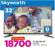 Skyworth 32" HD LED TV-32E2000