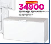 KIC 553Ltr Congelador Branco KCG 570 1