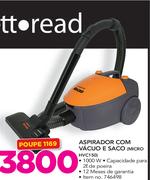 Bennett Read Aspirador com Vácuo e saco Micro HVC150