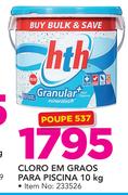 HTH cloro em Grãos Para Piscina -10kg