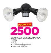 Lâmpada de Segurança 22W LED
