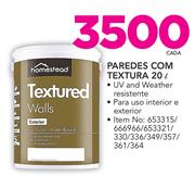 Homestead Paredes com Textura-20Ltr