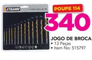 Stramm jogo de Broca 13 Pecas