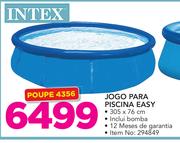 Intex jogo para piscina easy-305 x 76 cm inclui bomba