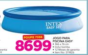 Intex jogo para piscina Easy-366 x 76 cm inclui bomba