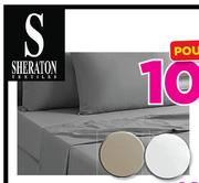Sheraton jogo de capa para colchão casal em poli-algodão-cada